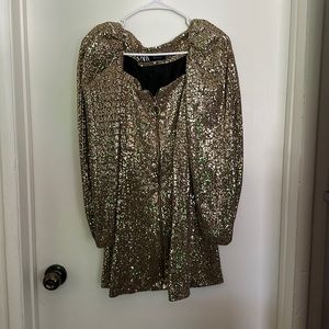 Zara glitter dress